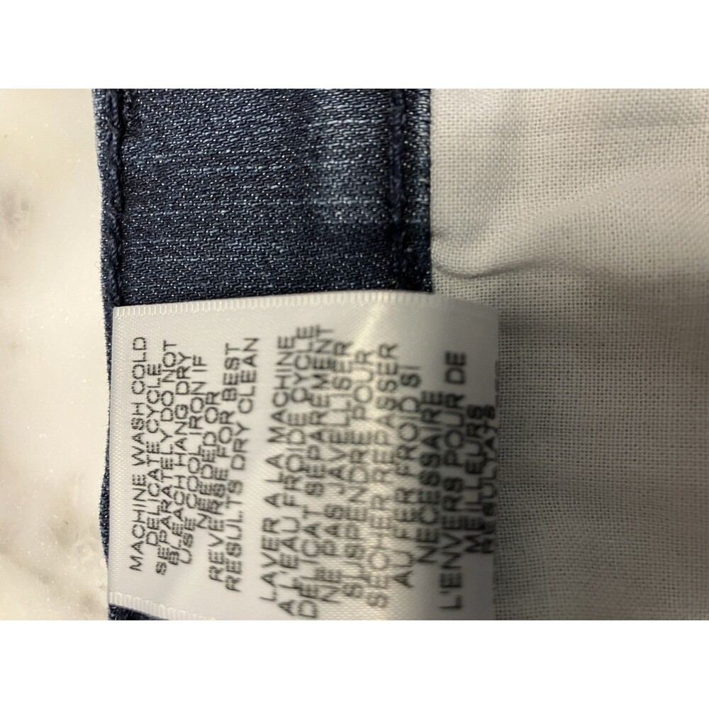 NYDJ Womens Blue Jeans with Detailed back pockets Size 10 Tall - Picture 5 of 8